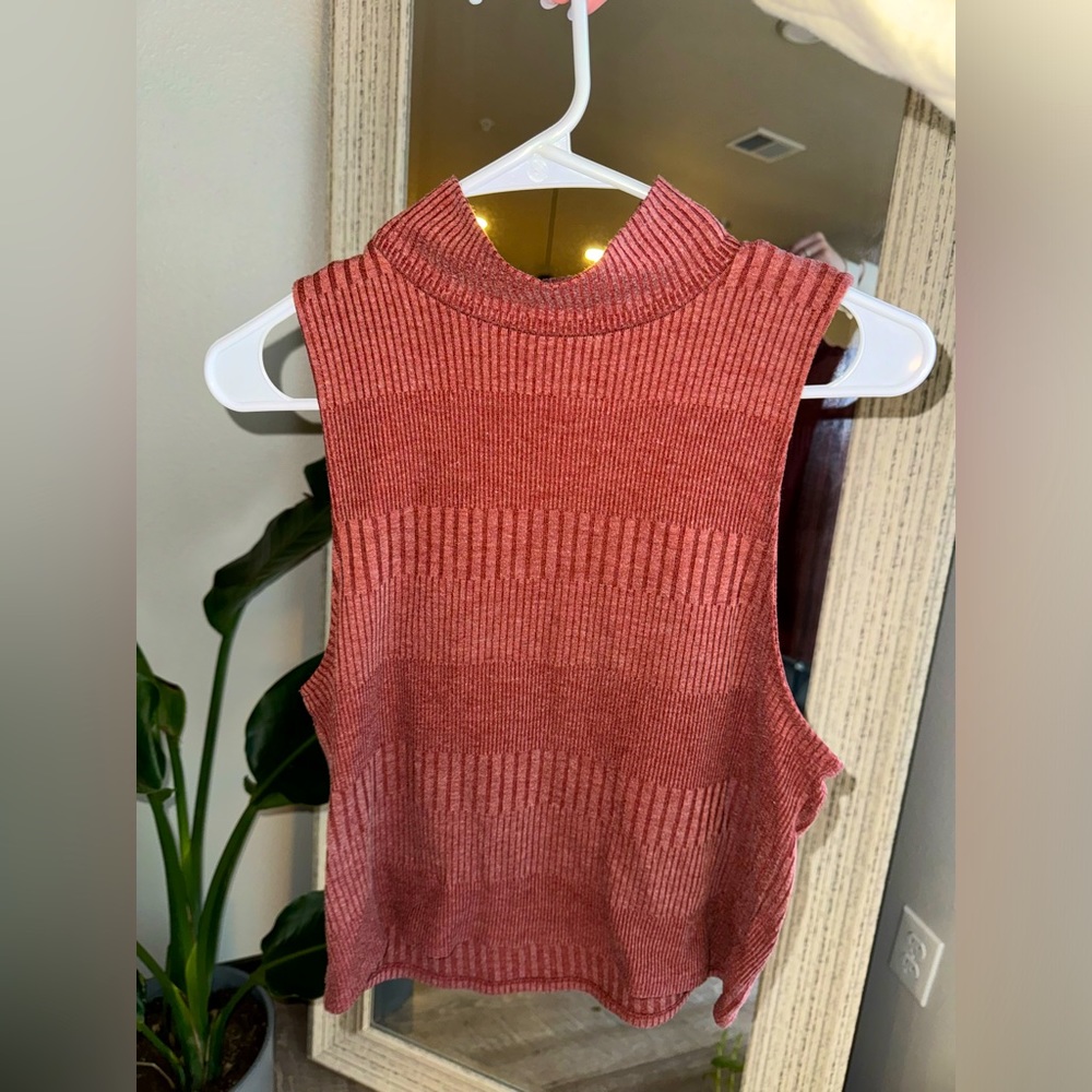 American Eagle Turtle Neck Tank Top